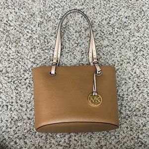 Michael Kors Cognac Bucket Bag